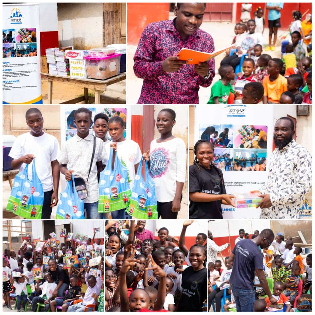 Read more about the article SUGN and Nana Churcher Multimedia feed and provide school supplies to over 200 children in Chorkor